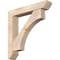 Ekena Millwork Westlake Slat Smooth Bracket w/ Offset Brace, Douglas Fir, 7 1/2"W x 42"D x 42"H BKT0806X42X42WTL06SDF - alternate 1